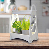 Mini jardin LED h:50cm blanc "Jardin"