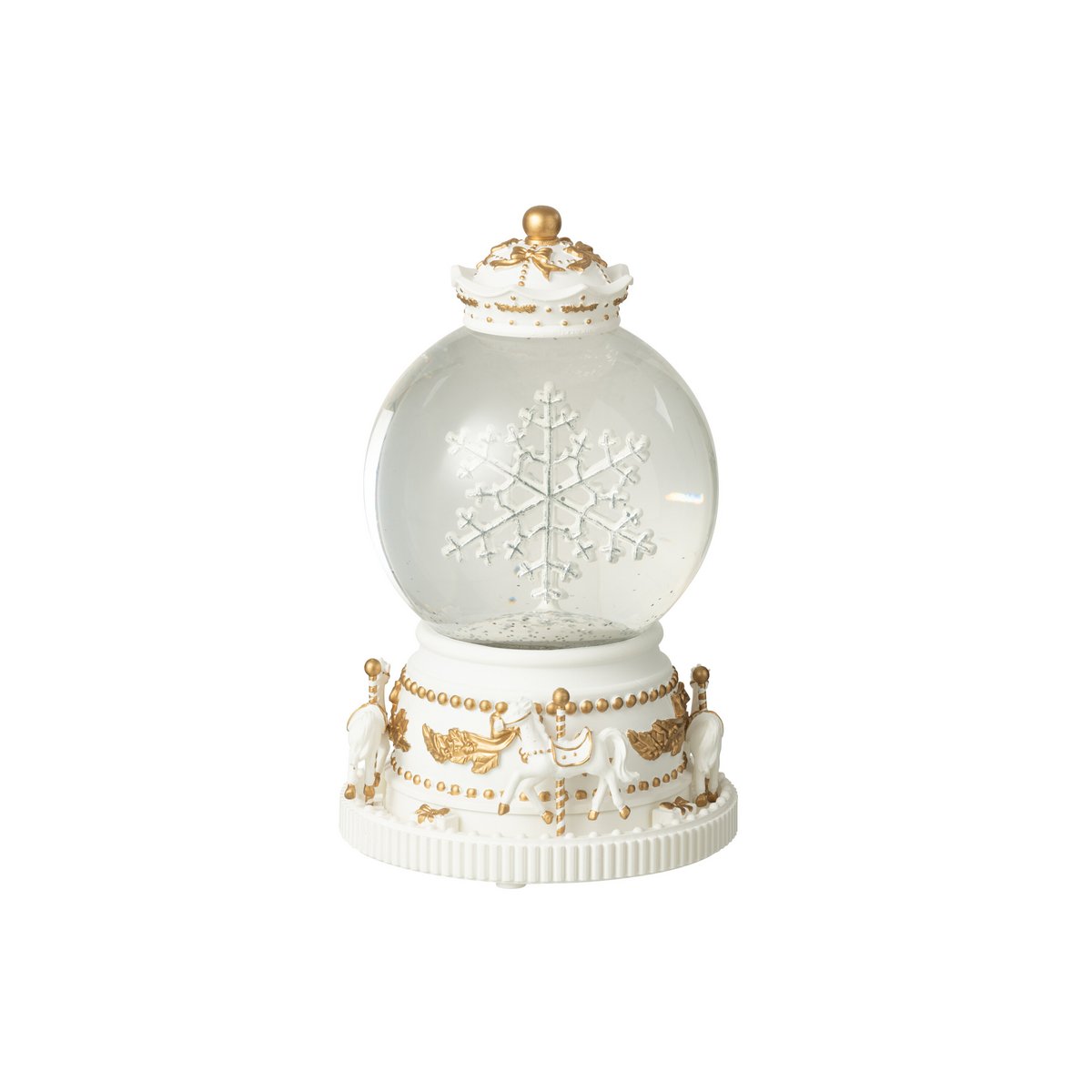 Vue latérale du globe décoratif J-Line avec détails raffinés
