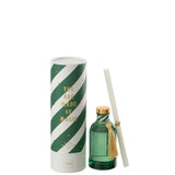 Bâtonnets parfumés J-Line Elwood en verre blanc et vert, design élégant