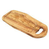 Détail de la languette de préhension de la planche à steak