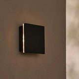 Applique murale sans fil noire Lane