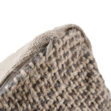 La Housse de Coussin en Grain de Lin - Noir Naturel