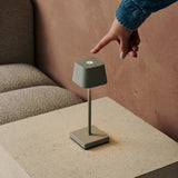Lampe de table sans fil Sarphati Mini gris ombre
