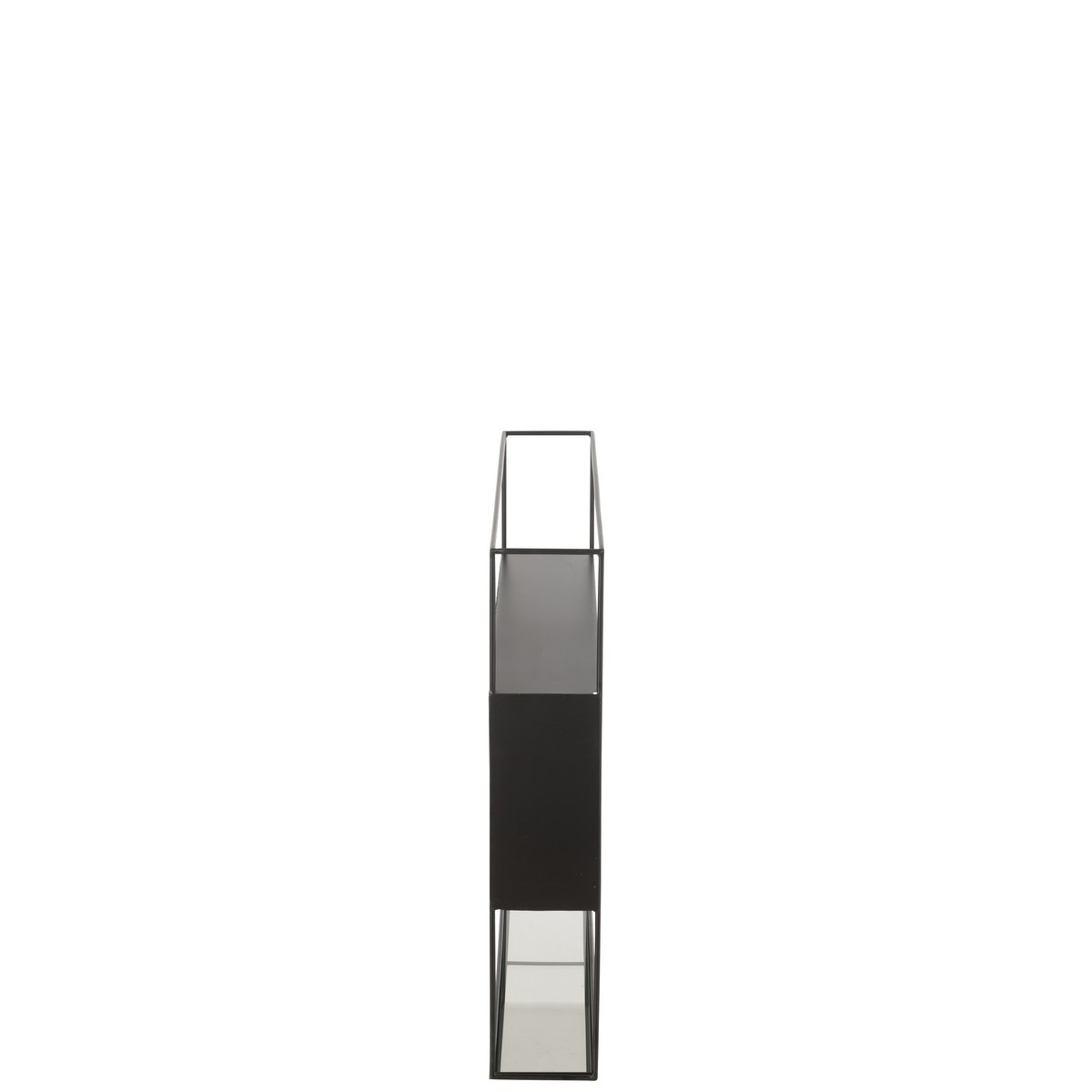 Détail du métal et verre du Rack Vu J-Line
