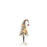 Chapeau de Sapin J-Line avec LED rouge, décoratif et élégant