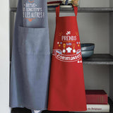 Tablier de cuisine enfant Je prends les commandes Rouge 52 x 63