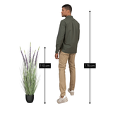 Plante artificielle ornementale violette