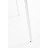 Détail des pieds fins de la table d'appoint Seattle Blanc.