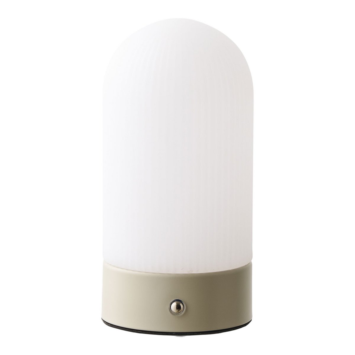 Lampe de table Ashford en métal et plastique, vue de face