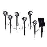 Solar / Earthpout 6 Set "Nomi" Env. 475 cm de long, en plastique noir, blanc chaud
