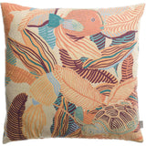 Coussin imprimé Dori Papaye 45 x 45