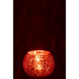 Lanterne J-Line Ball Craquelé sur une table élégante