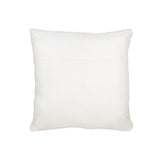 Coussin J-Line en laine crème, grand format, décoratif et confortable