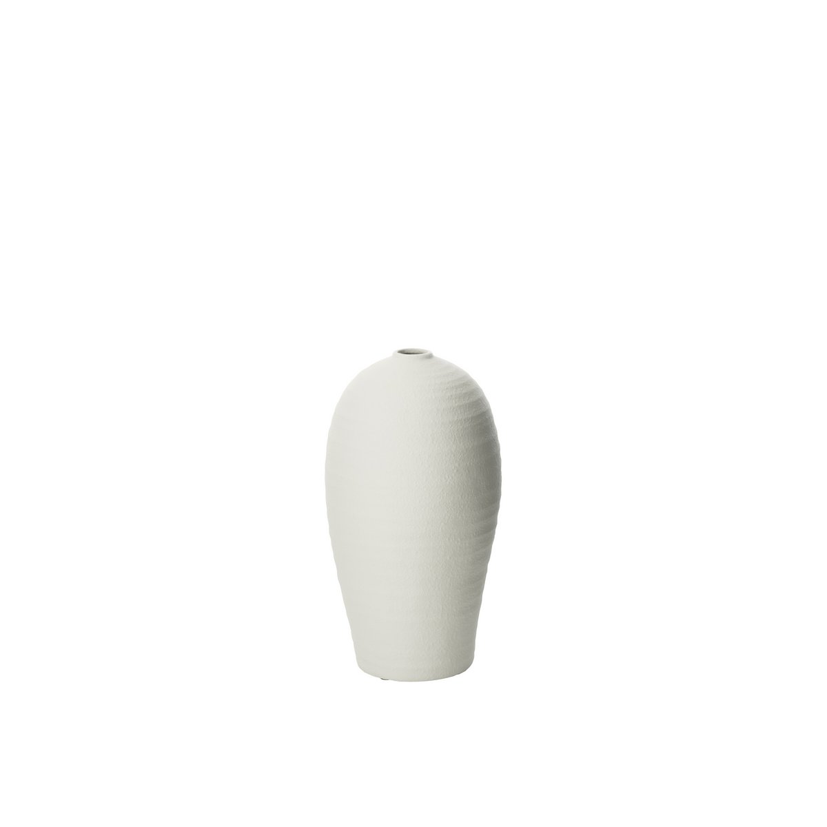 Vase Creta J-Line sur une table moderne, décoré avec des fleurs