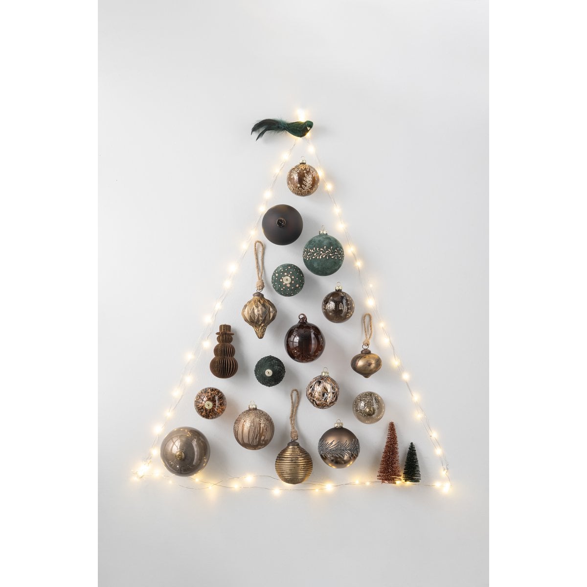 Ensemble de 6 boules de Noël J-Line dans leur boîte