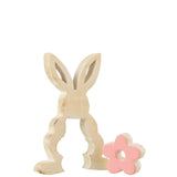 Détails de la Fleur de Lapin en bois - finition élégante
