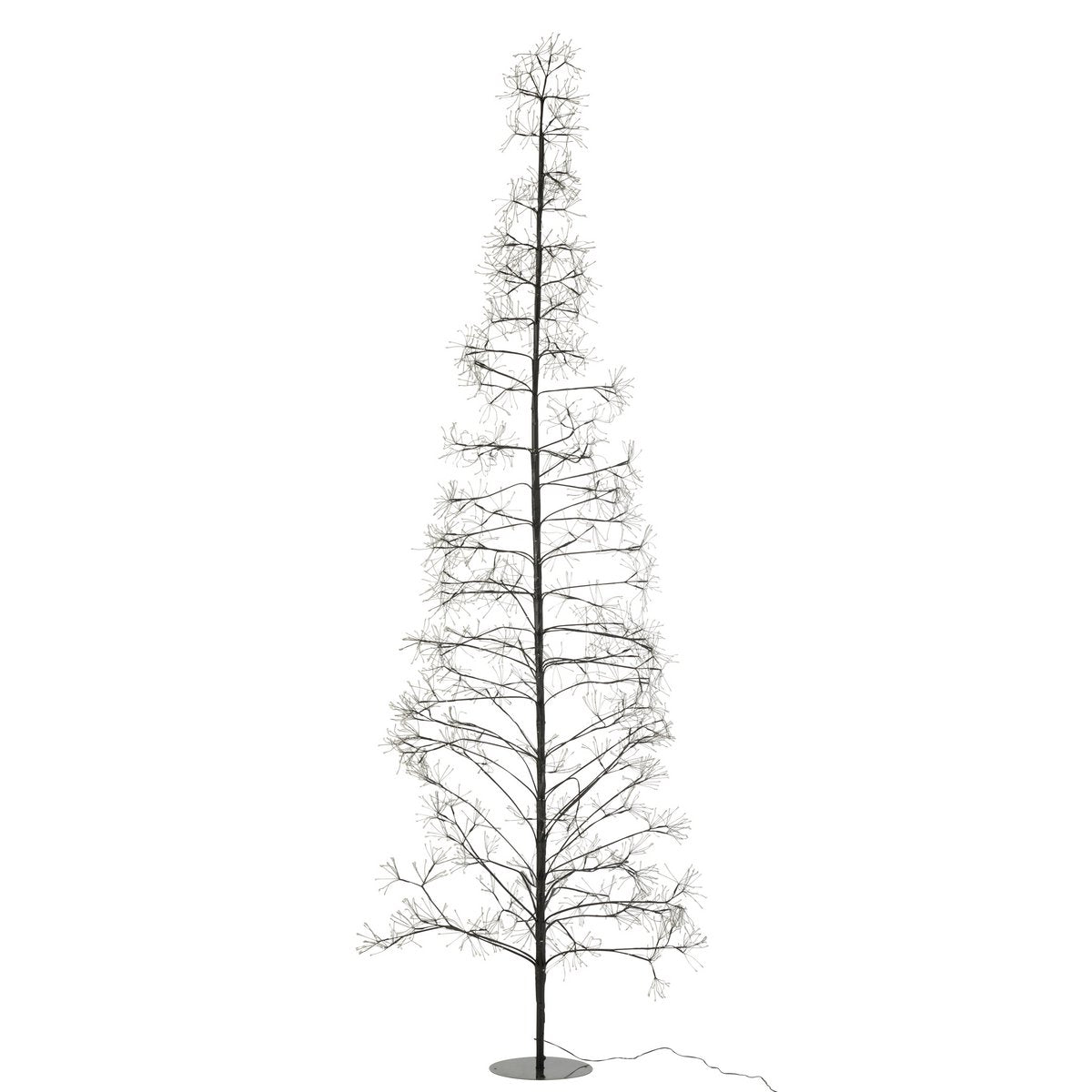 Guirlande J-Line Boom 3000 Led en métal noir vue générale