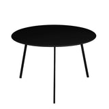 Table d'appoint d'extérieur Seattle Noir