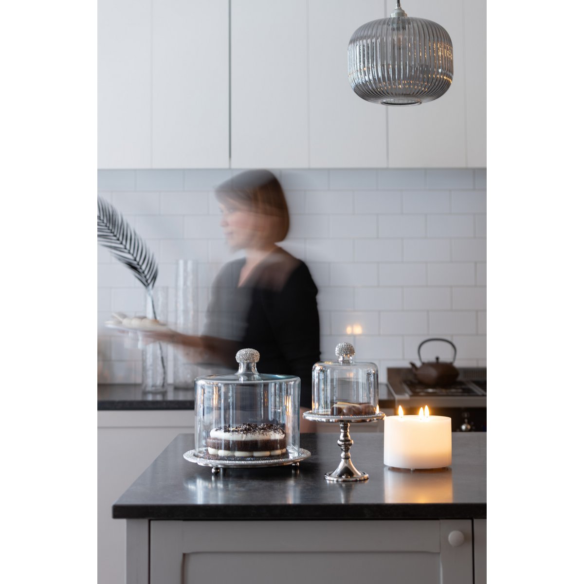 Détail des flammes LED de la bougie J-Line