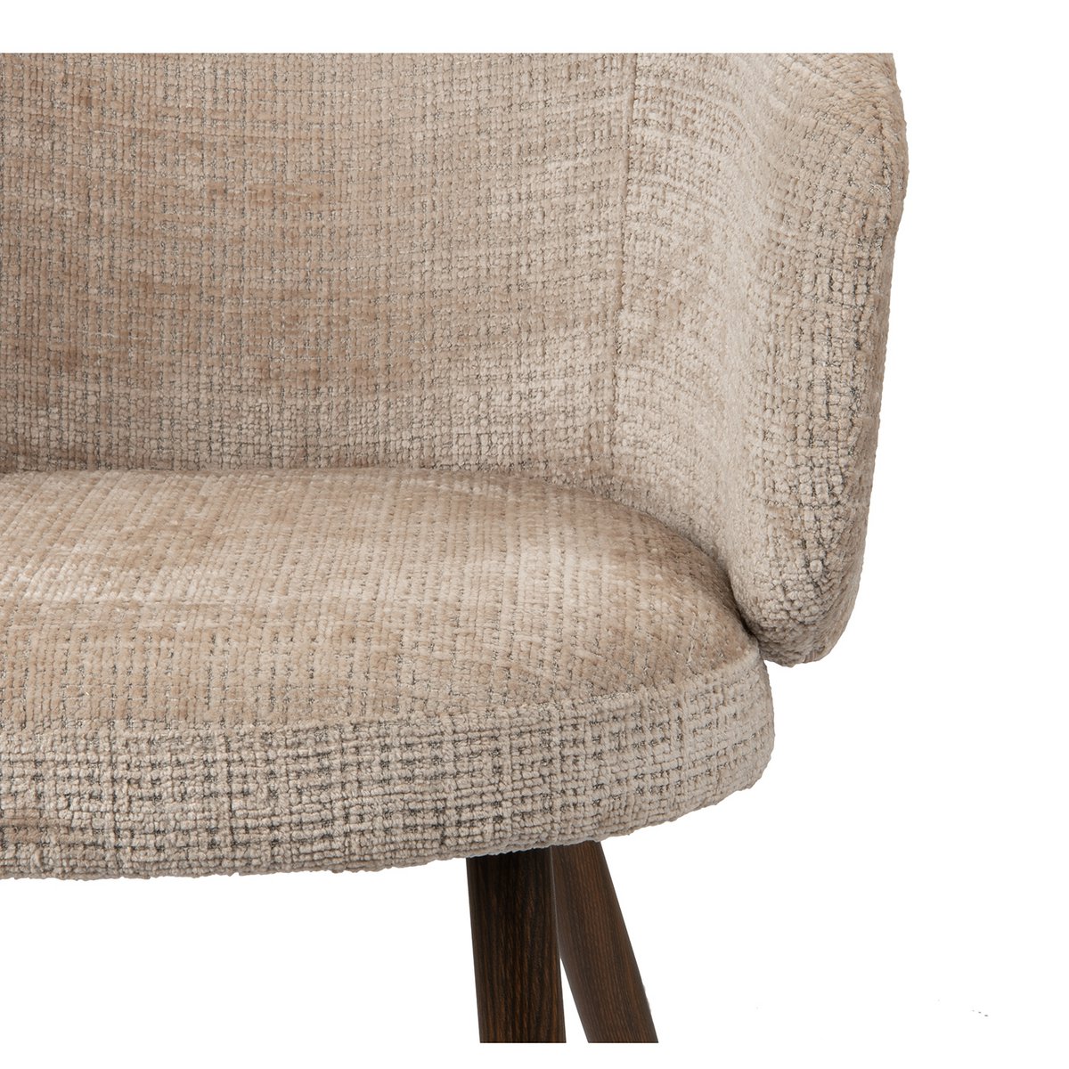 Chaise Luna crème sur fond neutre