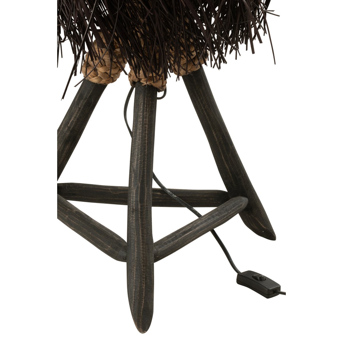 Lampe de table J-Line Branches Arthur sur une table de salon