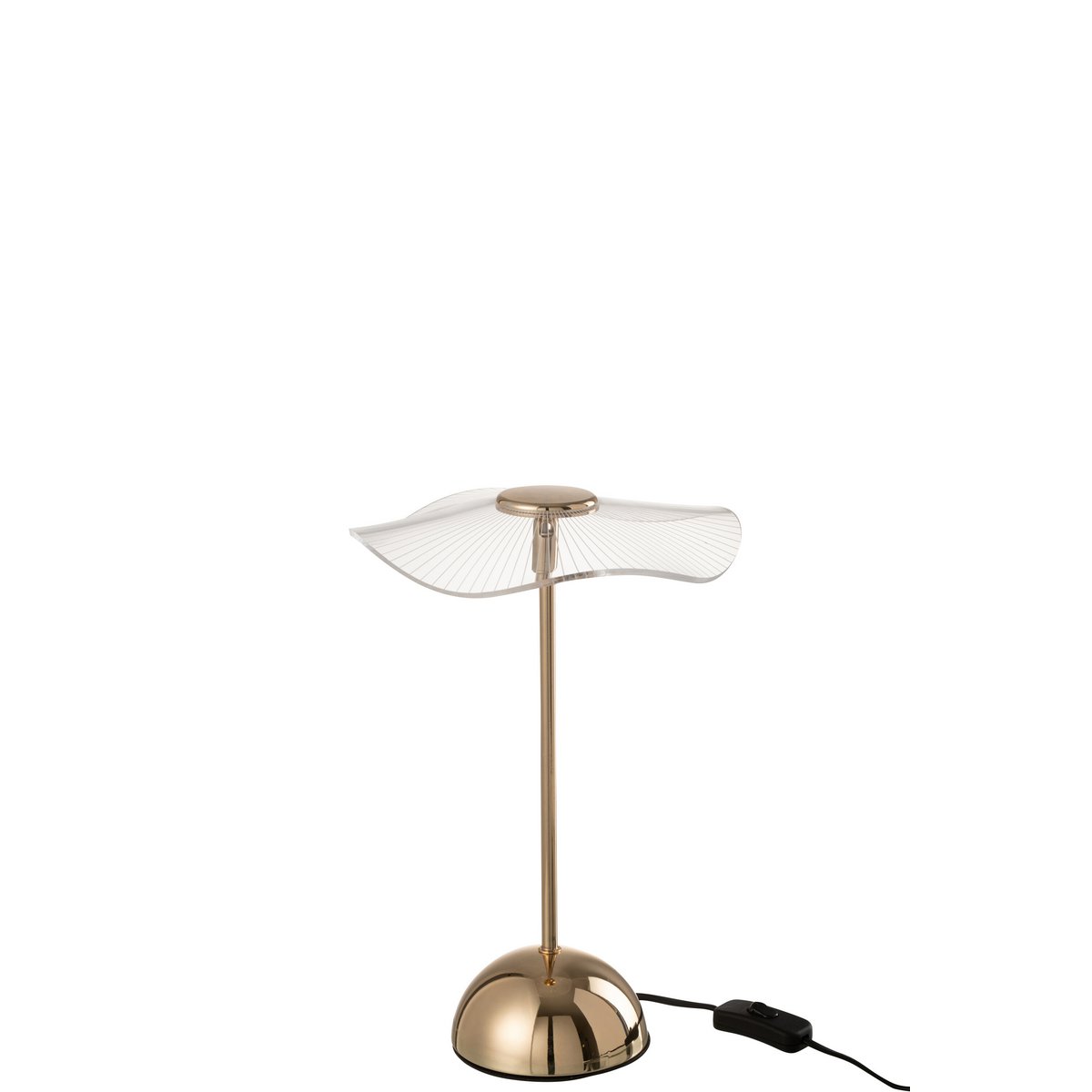Lampe à poser J-Line LED Fleur - métal/plastique - or - petite