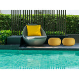 Pouf extérieur Ø55cm siège pouf terrasse piscine jardin