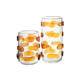 Vase J-Line Pebbles, détail de la texture du verre