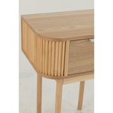 Vue latérale de la table de chevet J-Line