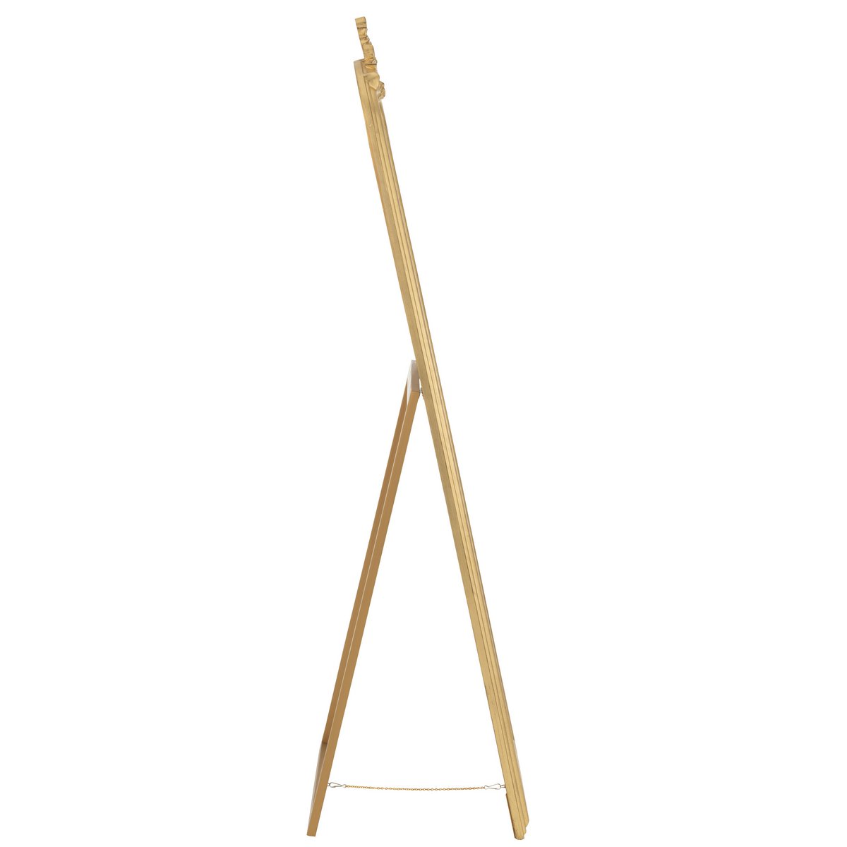 Miroir J-Line Emi en bois doré, vue avant