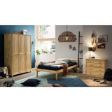 Zoom sur la texture du bois de la commode Moebilia
