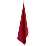 Torchon Nid d'abeille uni Mumba Rubis 50 x 70