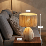 Lampe à poser Denton Beige