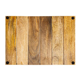 Plateau en bois plateau de service xxl 57x39cm plateau de décoration en bois comprimé en bois massif massif