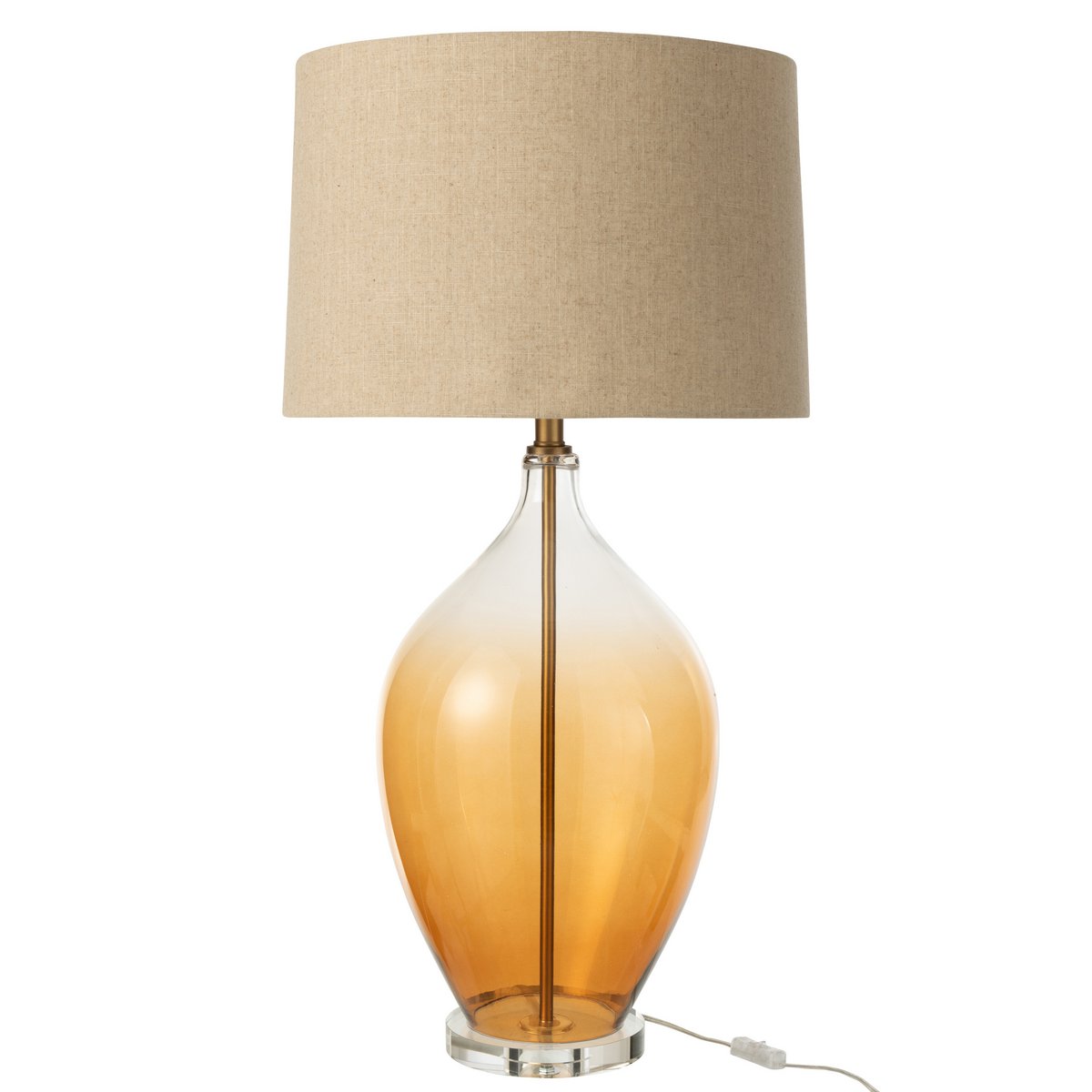 Lampe J-Line Glas Amber en ambiance intérieure chaleureuse