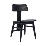 Chaise LovYa noire avec design moderne et élégant