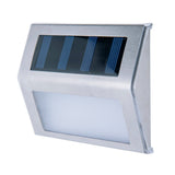 4 régler la lumière extérieure solaire LED, pour l'extérieur, la lampe murale et le plastique en acier, avec une LED intégrée