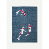 Tapis Eco - Bassin Japonais - Tapis bleu