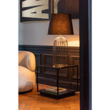 Table basse J-Line avec livres et accessoires décoratifs
