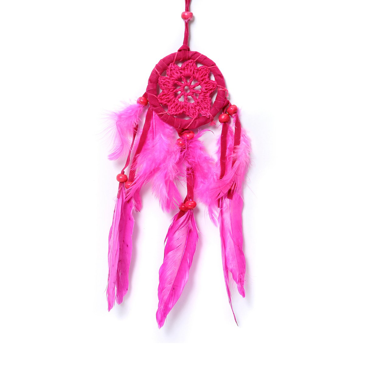 Le petit rêveur au crochet en rose doux, décor boho chic