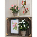 Plante artificielle Rosier Blanc