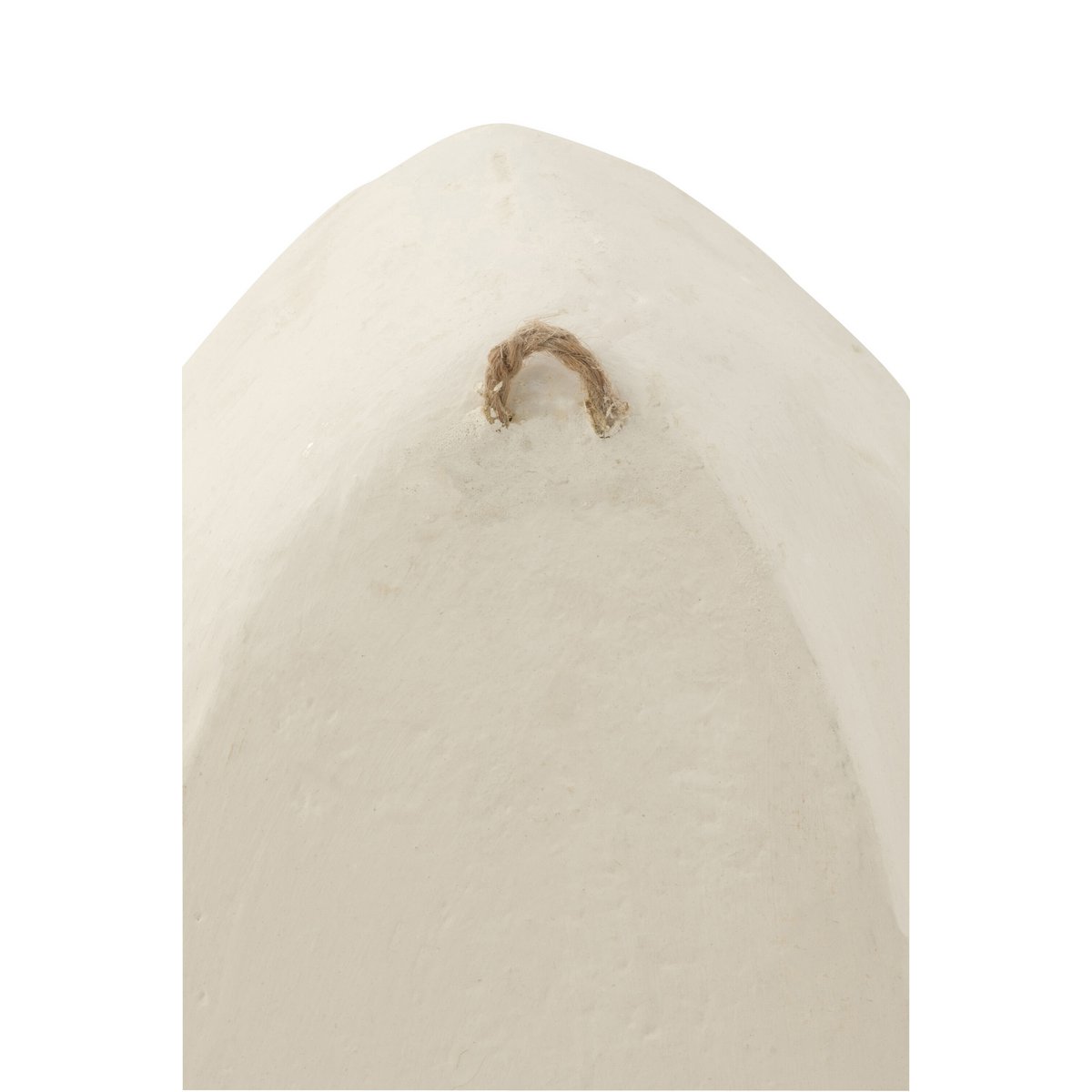 Supports muraux en papier mâché blanc - vue latérale