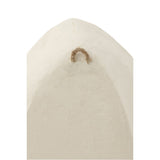Supports muraux en papier mâché blanc - vue latérale