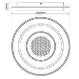 Plafond LED "Stelios" D: 45 cm