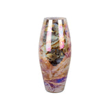 Vase Mélange Cône en verre marron, vue de face
