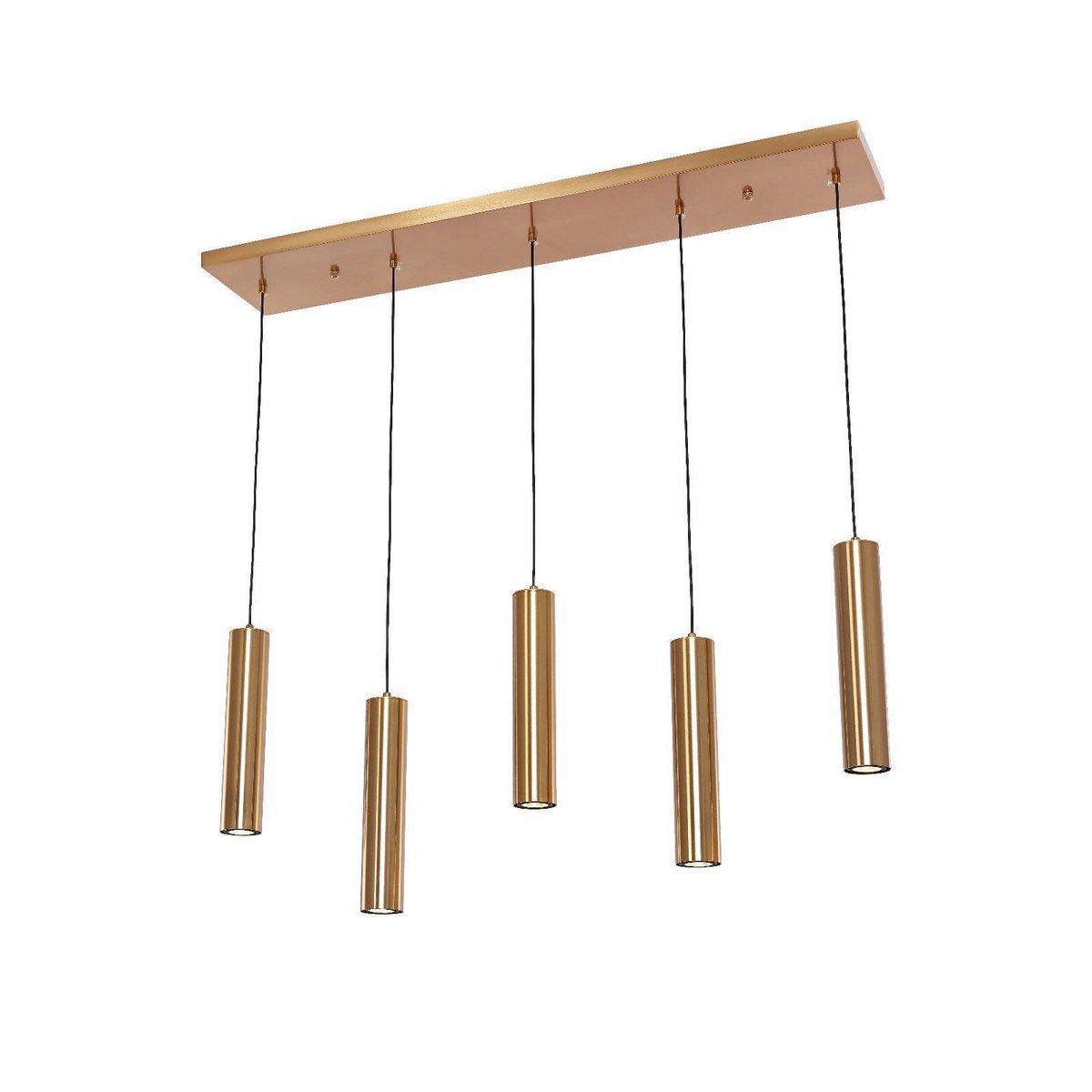 Tableau à manger cylindre 5 doré - élégance moderne