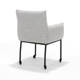 Fauteuil géant - coquille d'oasis en tissu, patin Wielen