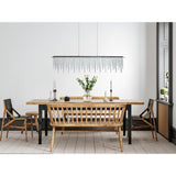 Les "diamants" pendentifs à LED, le pendentif, le métal et le verre en cristal, le chrome, avec des LED fermement construites, pour la salle à manger, le salon, le couloir ou le bureau, 120 cm de long