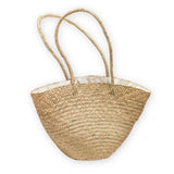 Sac à bandoulière tissé à la main Tote Beach Bag TAMU en jonc de mer