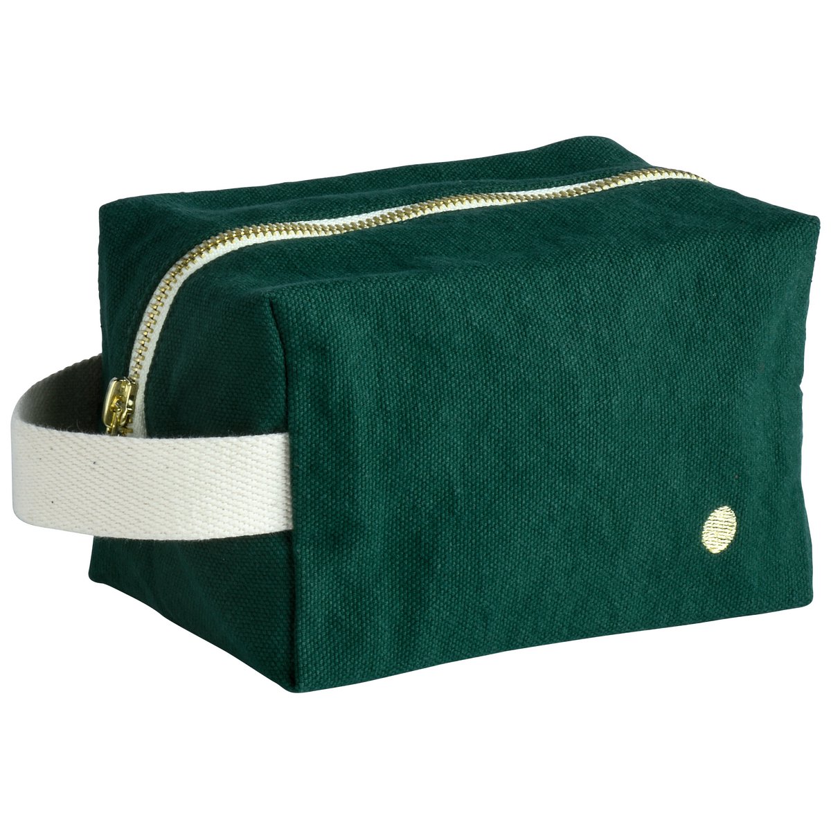Trousse cube Joni en tissu haut de gamme, couleur neutre